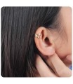 Gold Plated Sleek Design Ear Cuff EC-507-GP